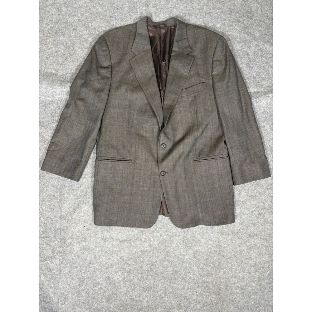 Brooks Brothers‎ Mens Plaid Wool Sport Coat Blazer Jacket Size 48